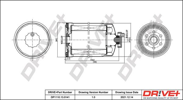 Dr!ve+ DP1110.13.0141 - Filtru combustibil aaoparts.ro