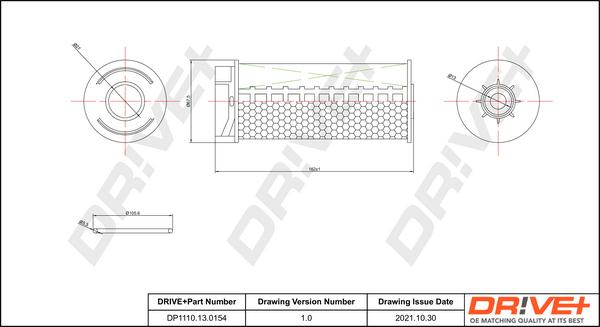 Dr!ve+ DP1110.13.0154 - Filtru combustibil aaoparts.ro