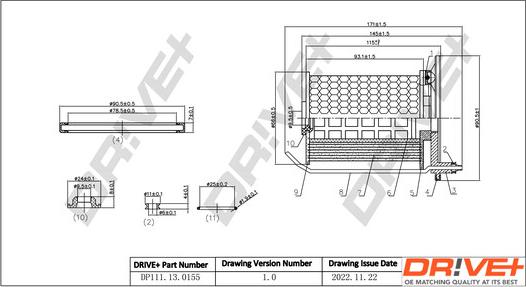 Dr!ve+ DP1110.13.0155 - Filtru combustibil aaoparts.ro
