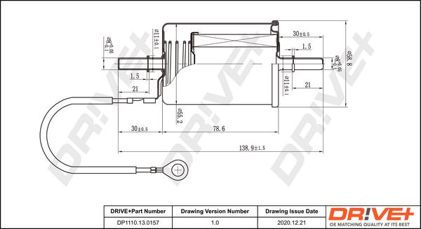 Dr!ve+ DP1110.13.0157 - Filtru combustibil aaoparts.ro