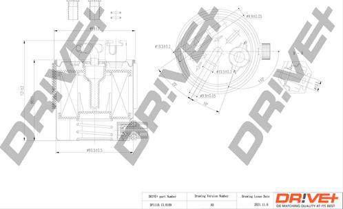 Dr!ve+ DP1110.13.0109 - Filtru combustibil aaoparts.ro