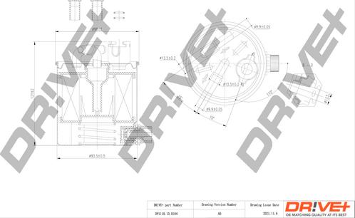 Dr!ve+ DP1110.13.0104 - Filtru combustibil aaoparts.ro