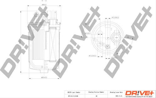 Dr!ve+ DP1110.13.0108 - Filtru combustibil aaoparts.ro