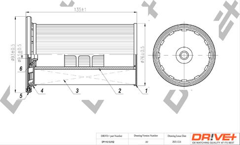 Dr!ve+ DP1110.13.0102 - Filtru combustibil aaoparts.ro