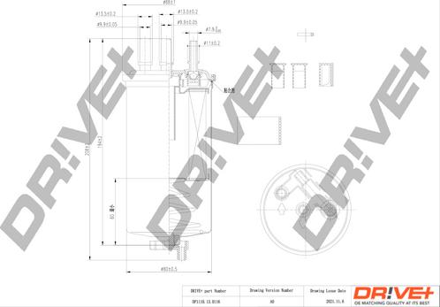 Dr!ve+ DP1110.13.0116 - Filtru combustibil aaoparts.ro