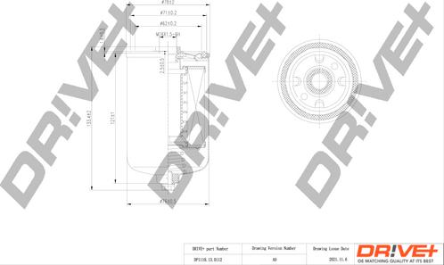 Dr!ve+ DP1110.13.0112 - Filtru combustibil aaoparts.ro