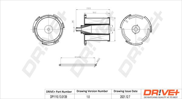 Dr!ve+ DP1110.13.0139 - Filtru combustibil aaoparts.ro