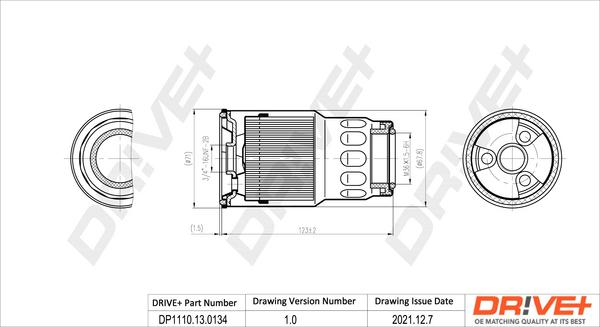 Dr!ve+ DP1110.13.0134 - Filtru combustibil aaoparts.ro