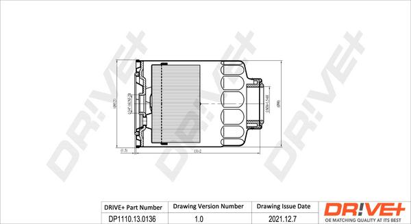 Dr!ve+ DP1110.13.0136 - Filtru combustibil aaoparts.ro