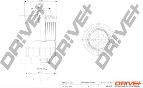 Dr!ve+ DP1110.13.0125 - Filtru combustibil aaoparts.ro