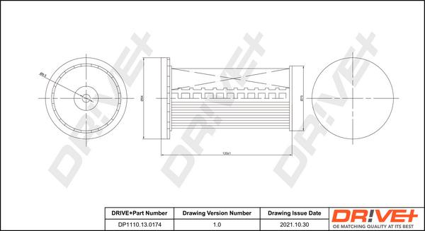 Dr!ve+ DP1110.13.0174 - Filtru combustibil aaoparts.ro