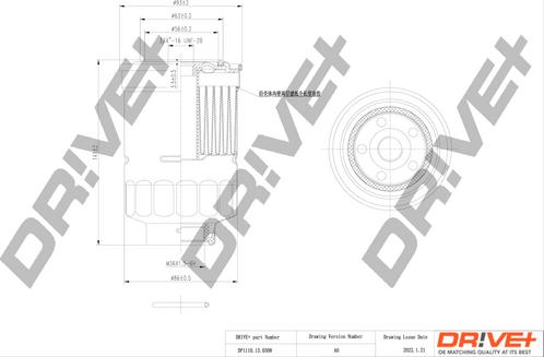 Dr!ve+ DP1110.13.0308 - Filtru combustibil aaoparts.ro