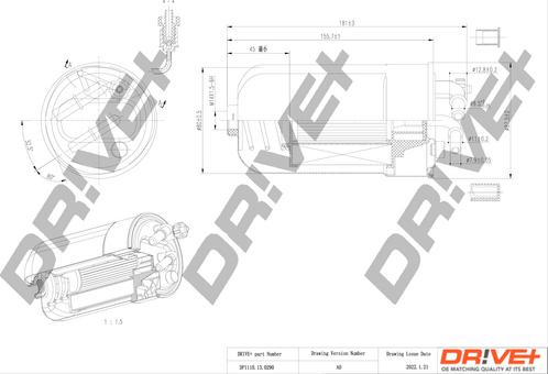 Dr!ve+ DP1110.13.0290 - Filtru combustibil aaoparts.ro