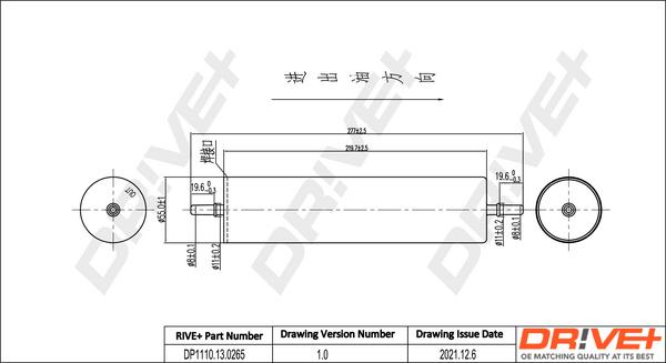 Dr!ve+ DP1110.13.0265 - Filtru combustibil aaoparts.ro