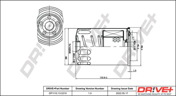 Dr!ve+ DP1110.13.0210 - Filtru combustibil aaoparts.ro