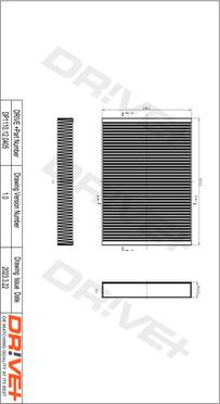 Dr!ve+ DP1110.12.0405 - Filtru, aer habitaclu aaoparts.ro