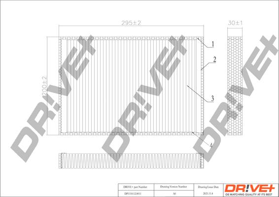 Dr!ve+ DP1110.12.0011 - Filtru, aer habitaclu aaoparts.ro