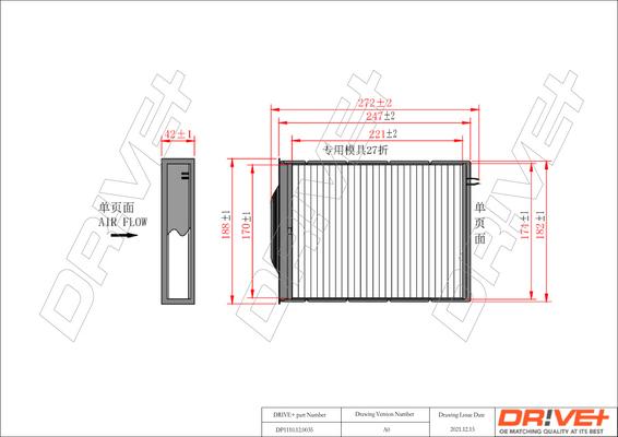 Dr!ve+ DP1110.12.0035 - Filtru, aer habitaclu aaoparts.ro