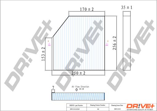 Dr!ve+ DP1110.12.0169 - Filtru, aer habitaclu aaoparts.ro