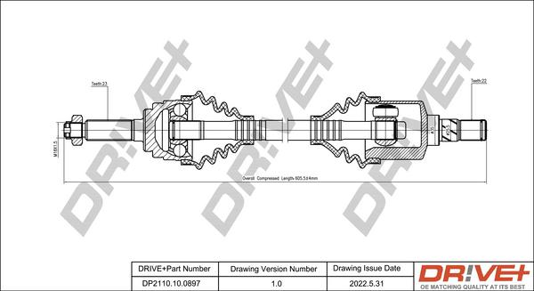 Dr!ve+ DP2110.10.0897 - Planetara aaoparts.ro