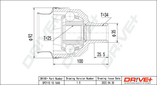 Dr!ve+ DP2110.10.1646 - Set articulatie, planetara aaoparts.ro