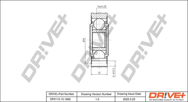 Dr!ve+ DP2110.10.1665 - Set articulatie, planetara aaoparts.ro