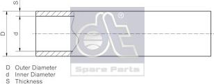 DT Spare Parts 9.86010 - Conducta aaoparts.ro