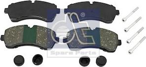 DT Spare Parts 4.90939 - Set placute frana,frana disc aaoparts.ro
