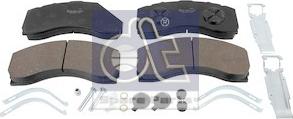 DT Spare Parts 4.90936 - Set placute frana,frana disc aaoparts.ro