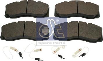 DT Spare Parts 4.90931 - Set placute frana,frana disc aaoparts.ro