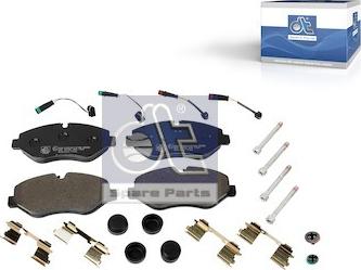 DT Spare Parts 4.90938 - Set placute frana,frana disc aaoparts.ro