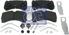 DT Spare Parts 4.90937 - Set placute frana,frana disc aaoparts.ro