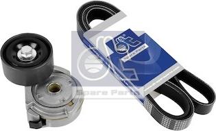 DT Spare Parts 4.65495 - Set curea transmisie cu caneluri aaoparts.ro