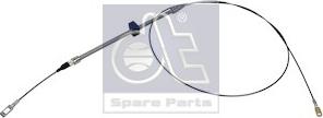 DT Spare Parts 4.67834 - Cablu, frana de parcare aaoparts.ro