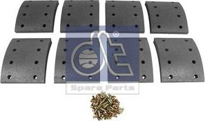DT Spare Parts 5.92140 - Set garnituri de frictiune, frana tambur aaoparts.ro