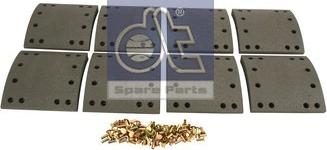 DT Spare Parts 5.92141 - Set garnituri de frictiune, frana tambur aaoparts.ro