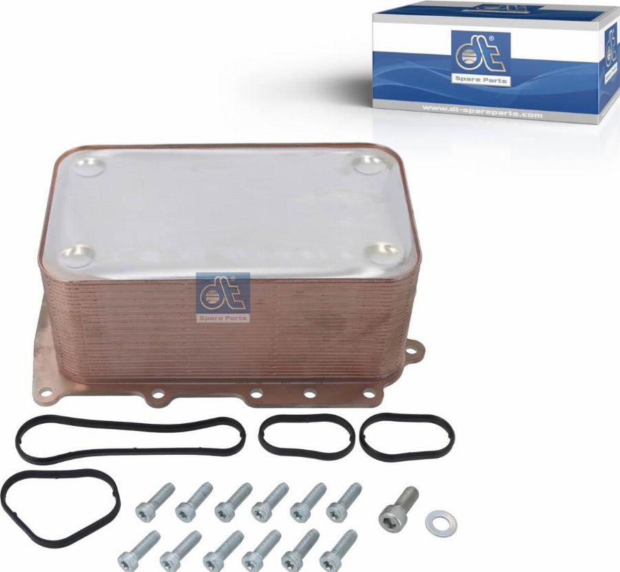 DT Spare Parts 5.45002 - Radiator ulei, ulei motor aaoparts.ro