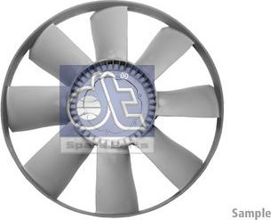 DT Spare Parts 6.35040 - Paleta ventilator, racire motor aaoparts.ro