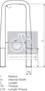 DT Spare Parts 1.25363 - Brida arc aaoparts.ro