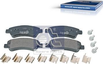 DT Spare Parts 12.93102 - Set placute frana,frana disc aaoparts.ro