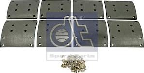 DT Spare Parts 3.96443 - Set garnituri de frictiune, frana tambur aaoparts.ro