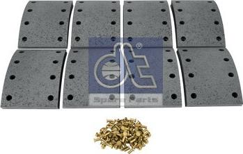 DT Spare Parts 2.94050 - Set garnituri de frictiune, frana tambur aaoparts.ro