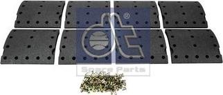 DT Spare Parts 2.94057 - Set garnituri de frictiune, frana tambur aaoparts.ro