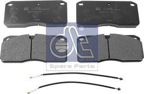 DT Spare Parts 2.94070 - Set placute frana,frana disc aaoparts.ro