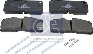 DT Spare Parts 2.94072 - Set placute frana,frana disc aaoparts.ro