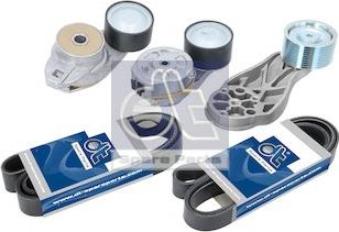 DT Spare Parts 2.91576 - Set curea transmisie cu caneluri aaoparts.ro