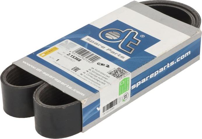 DT Spare Parts 2.15368 - Curea transmisie cu caneluri aaoparts.ro