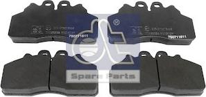 DT Spare Parts 7.92605 - Set placute frana,frana disc aaoparts.ro