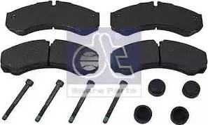 DT Spare Parts 7.92619 - Set placute frana,frana disc aaoparts.ro