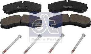 DT Spare Parts 7.92615 - Set placute frana,frana disc aaoparts.ro